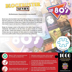 The 80's Blockbuster Movies 1000 Piece Jigsaw Puzzle MasterPieces