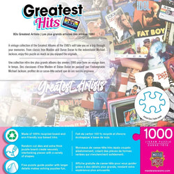 The 80's Greatest Hits Artists 1000 Piece Jigsaw Puzzle MasterPieces