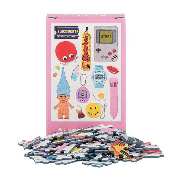 The 90s 99 Piece Mini Jigsaw Puzzle Happily