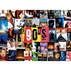 The 90's Blockbuster Movies 1000 Piece Jigsaw Puzzle MasterPieces