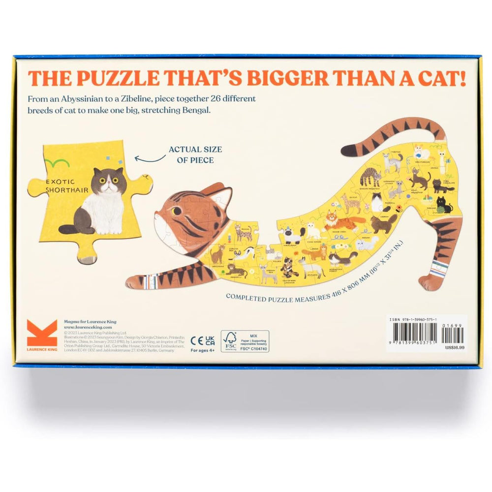 The A-Z of Cats 50 Piece Jigsaw Puzzle Laurence King (ONLINE ORDER ONLY)