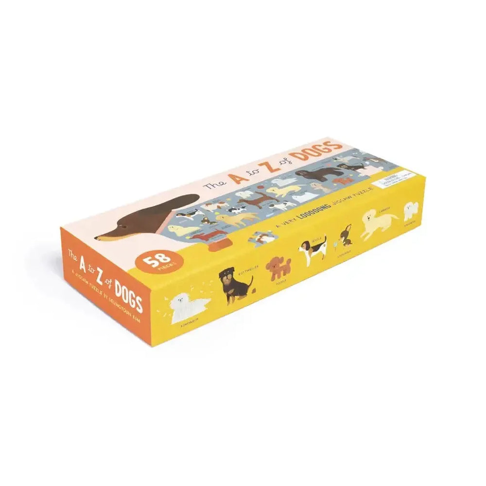 The A-Z of Dogs 58 Piece Jigsaw Puzzle Laurence King