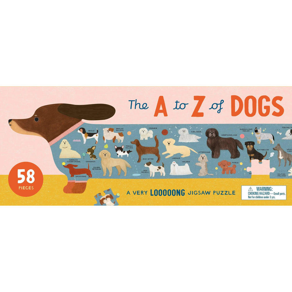 The A-Z of Dogs 58 Piece Jigsaw Puzzle Laurence King