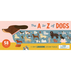 The A-Z of Dogs 58 Piece Jigsaw Puzzle Laurence King