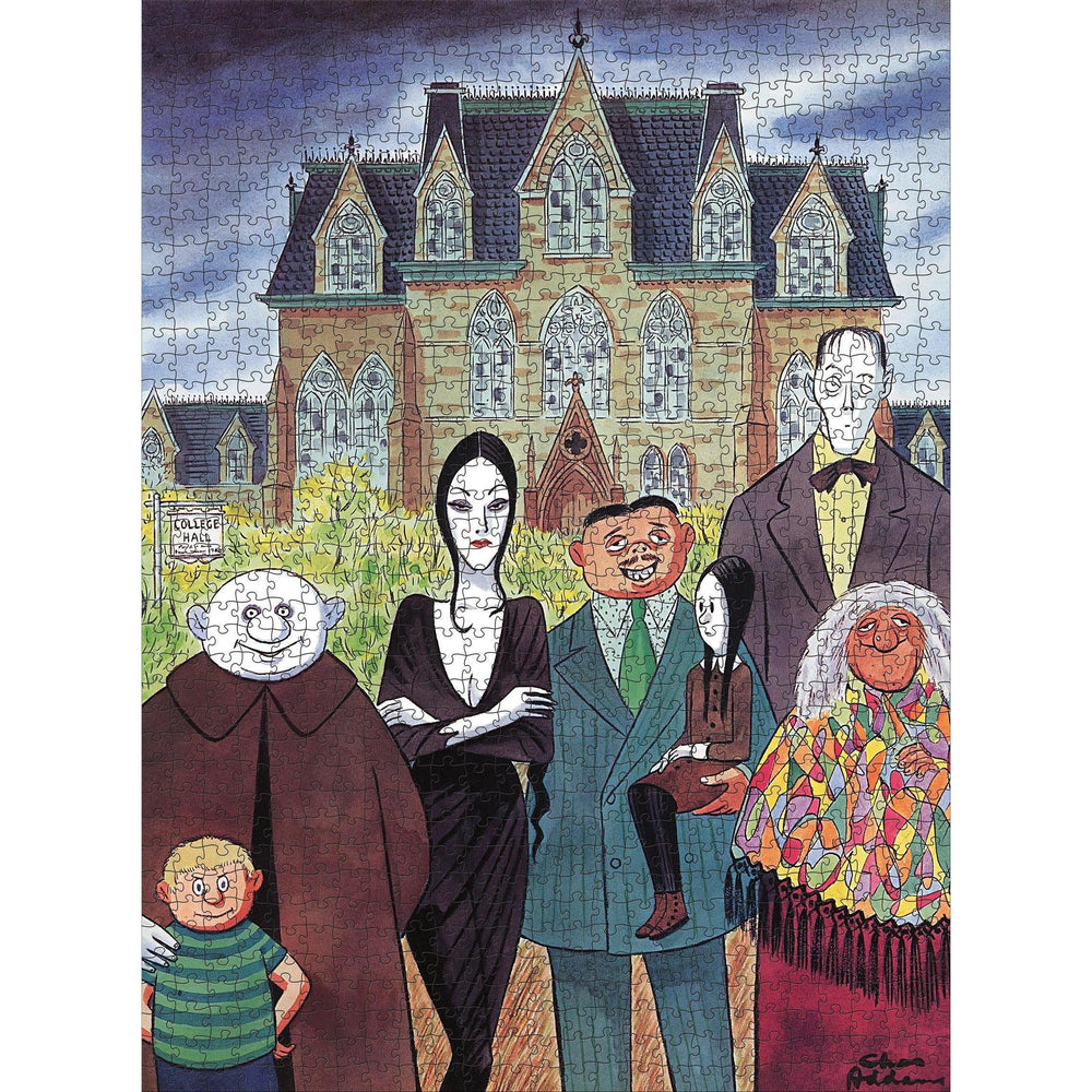 The Addams Family 1000 Piece Jigsaw Puzzle Pomegranate (ONLINE ORDER ONLY)