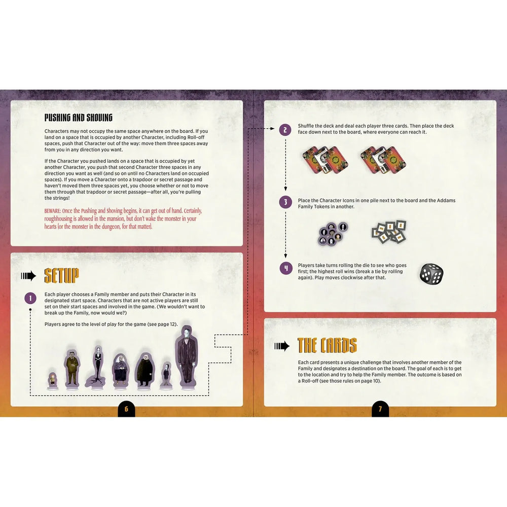 The Addams Family: A Delightfully Frightful Creepy Board Game Pomegranate