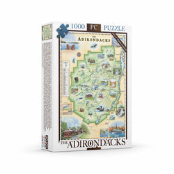 The Adirondacks 1000 Piece Jigsaw Puzzle Xplorer Maps (ONLINE ORDER ONLY)