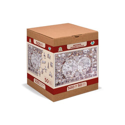 The Age of Exploration Map 505 Piece Wood Jigsaw Puzzle Wooden City (ONLINE ORDER ONLY)