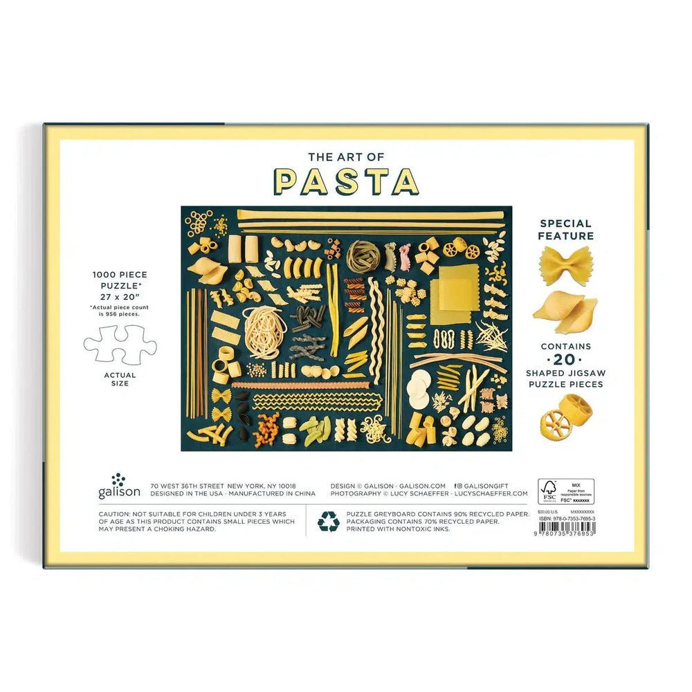 The Art of Pasta 1000 Piece Jigsaw Puzzle Galison (ONLINE ORDER ONLY)