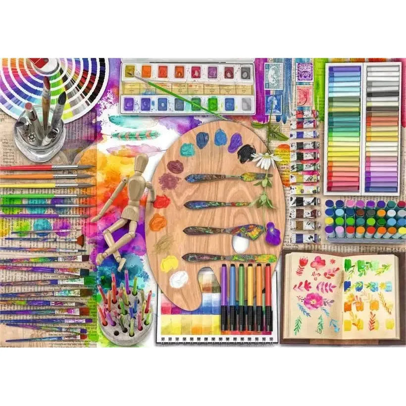 The Artist's Palette 500 Large Piece Jigsaw Puzzle Ravensburger