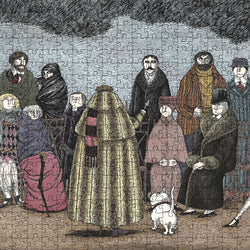 The Awdrey-Gore Legacy by Edward Gorey 500 Piece Jigsaw Puzzle Pomegranate