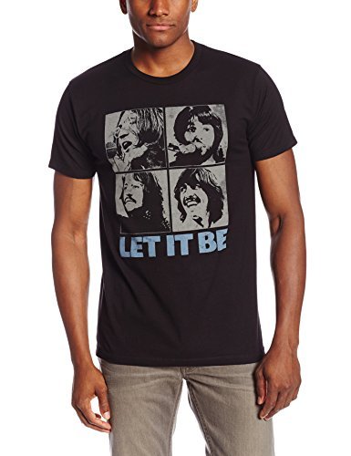 Men'S Beatles Let It Be T-Shirt ,Black , Large [T-Shirt] (ONLINE ORDER ONLY)