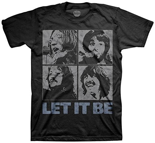 Men'S Beatles Let It Be T-Shirt ,Black , Medium [T-Shirt] (ONLINE ORDER ONLY)