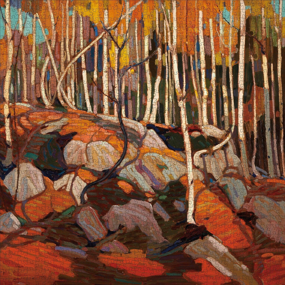 The Birch Groove, Autumn 1000 Piece Jigsaw Puzzle Pomegranate (ONLINE ORDER ONLY)