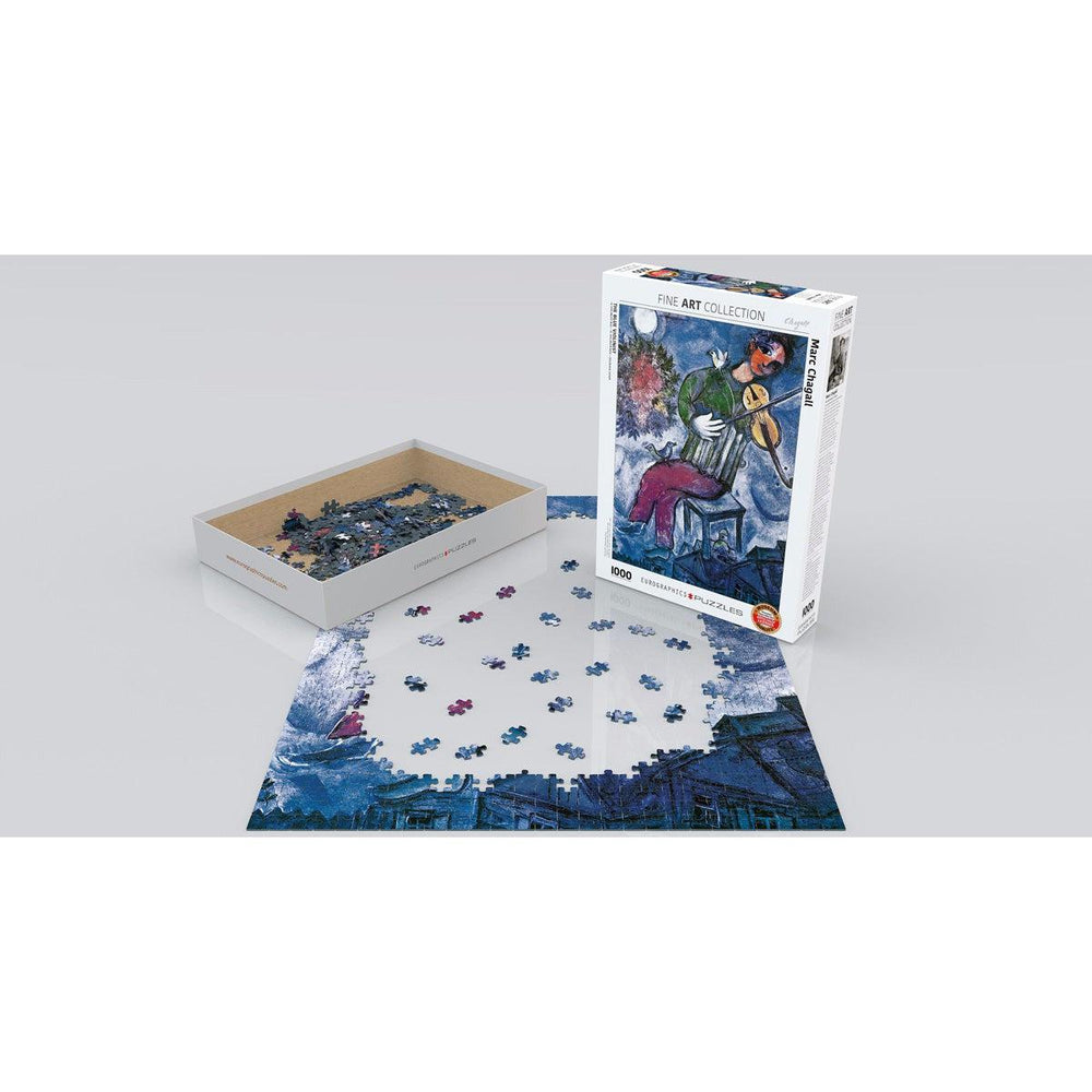 The Blue Violinist 1000 Piece Jigsaw Puzzle Eurographics (ONLINE ORDER ONLY)