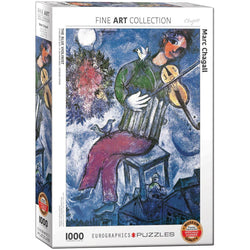 The Blue Violinist 1000 Piece Jigsaw Puzzle Eurographics (ONLINE ORDER ONLY)