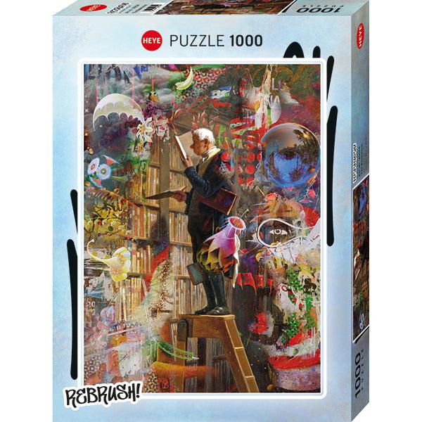 The Bookworm Rebrush 1000 Piece Jigsaw Puzzle Heye (ONLINE ORDER ONLY)
