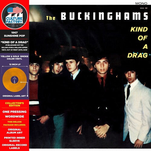 The Buckinghams - Kind of a Drag (Colored Vinyl, Yellow & Gold) [Vinyl] (ONLINE ORDER ONLY)