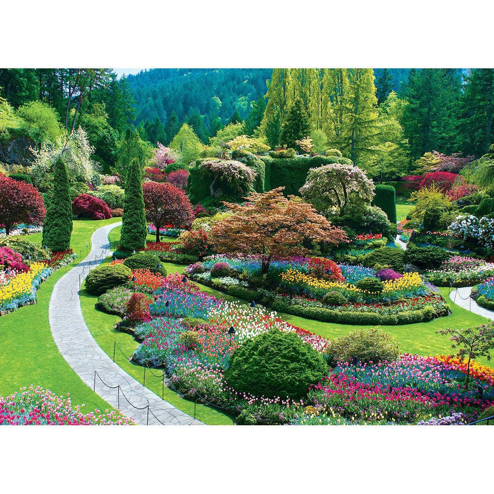 The Butchart Gardens - Sunken Garden 1000 Piece Jigsaw Puzzle Eurographics (ONLINE ORDER ONLY)