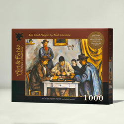 The Card Players 1000 Piece Premium Jigsaw Puzzle Art & Fable (ONLINE ORDER ONLY)