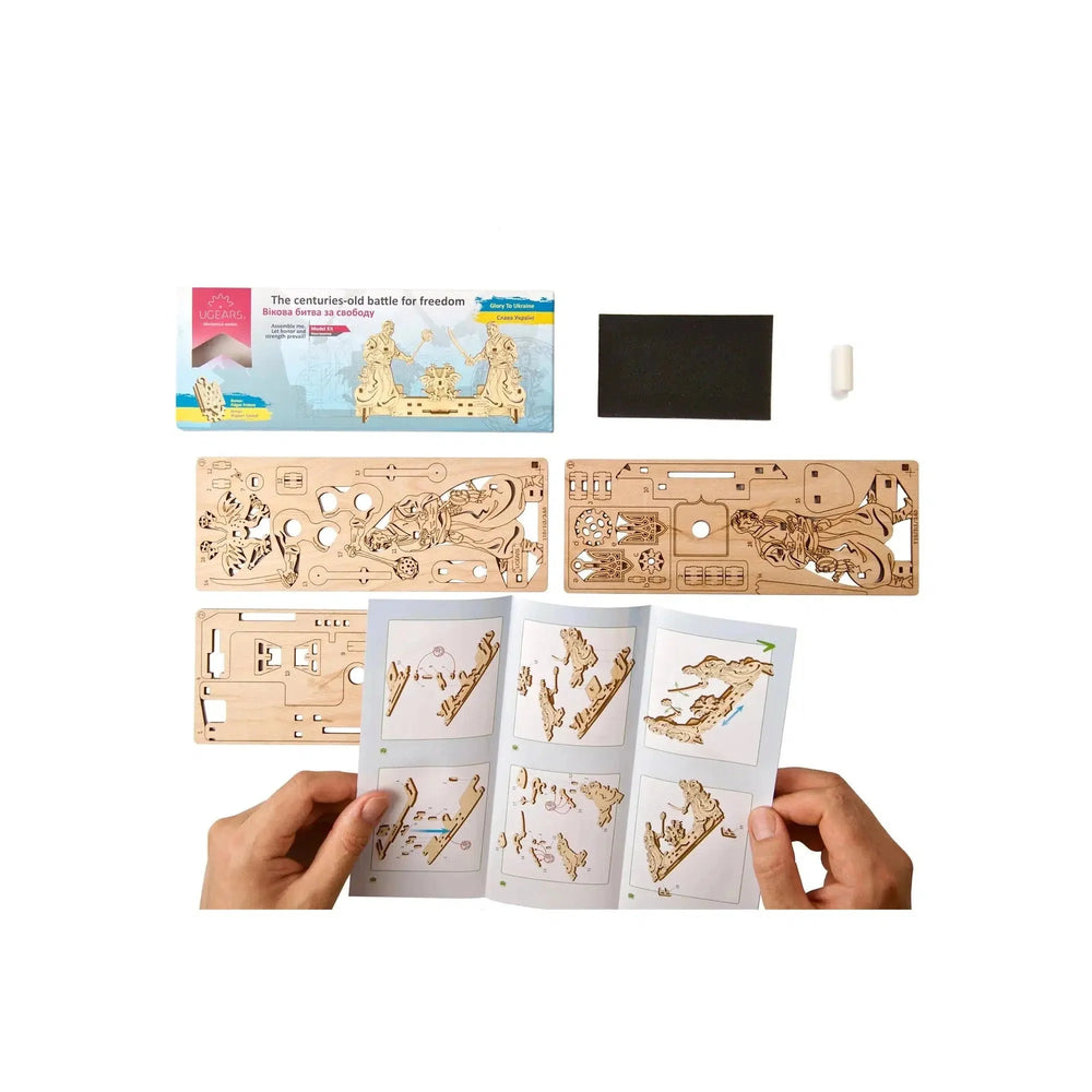 The Centuries-Old Battle for Freedom Wood Model Kit UGEARS (ONLINE ORDER ONLY)
