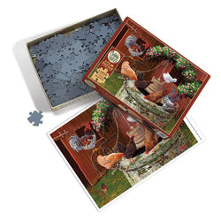 The Chickens are Well 275 Large Piece Jigsaw Puzzle Cobble Hill (ONLINE ORDER ONLY)
