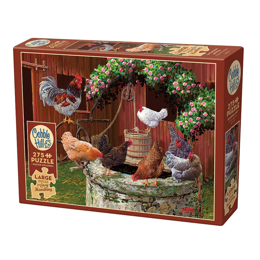 The Chickens are Well 275 Large Piece Jigsaw Puzzle Cobble Hill (ONLINE ORDER ONLY)