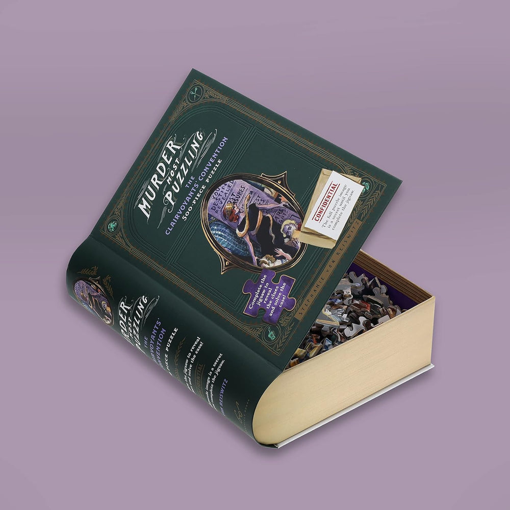 The Clairvoyants' Convention 500 Piece Murder Mystery Jigsaw Puzzle Chronicle (ONLINE ORDER ONLY)