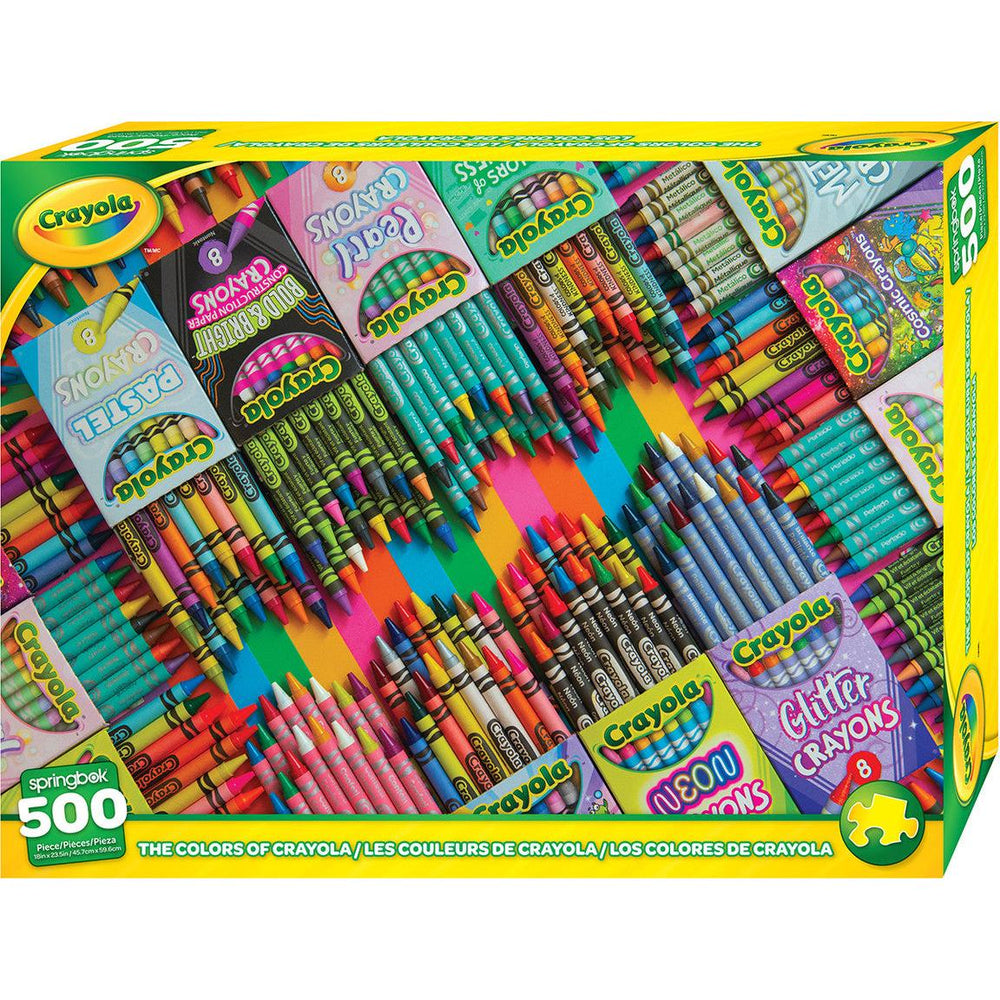 The Colors of Crayola 500 Piece Jigsaw Puzzle Springbok (ONLINE ORDER ONLY)