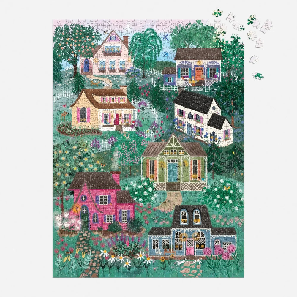 The Cottage Hills 1000 Piece Jigsaw Puzzle Galison (ONLINE ORDER ONLY)