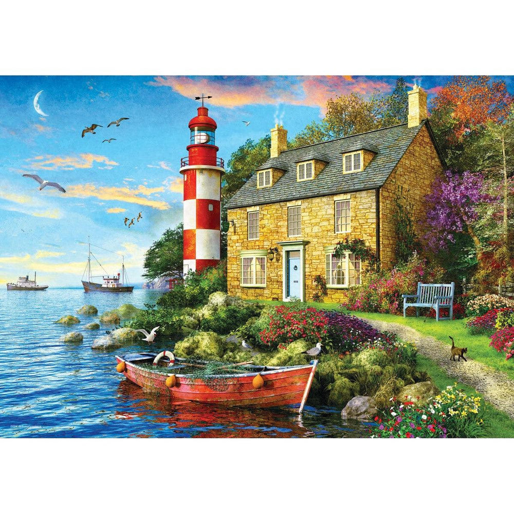 The Cottage Lighthouse 104 Connecting Pieces Jigsaw Puzzle Eurographics (ONLINE ORDER ONLY)