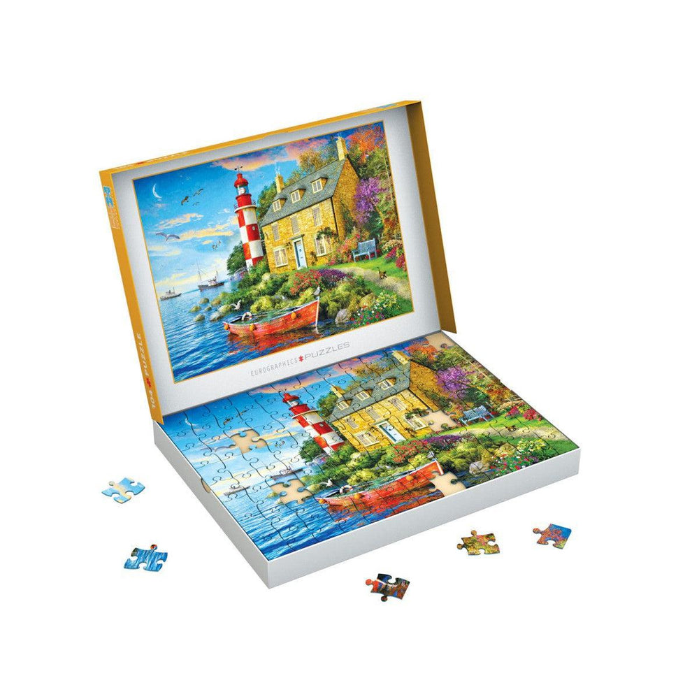 The Cottage Lighthouse 104 Connecting Pieces Jigsaw Puzzle Eurographics (ONLINE ORDER ONLY)