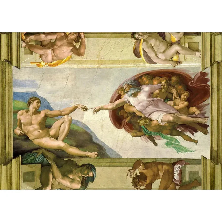 The Creation of Adam by Michelangelo 1000 Piece Jigsaw Puzzle Enjoy (ONLINE ORDER ONLY)