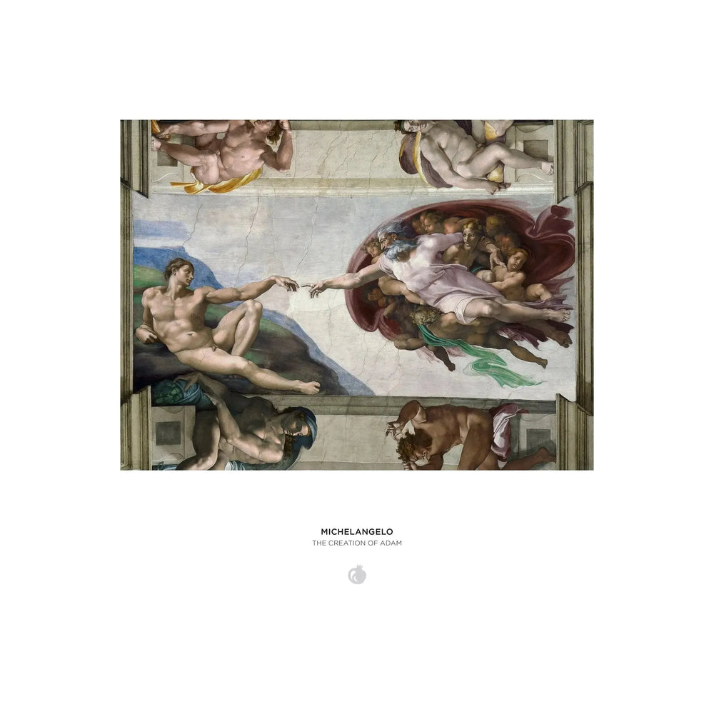 The Creation of Adam by Michelangelo 1000 Piece Jigsaw Puzzle Pomegranate