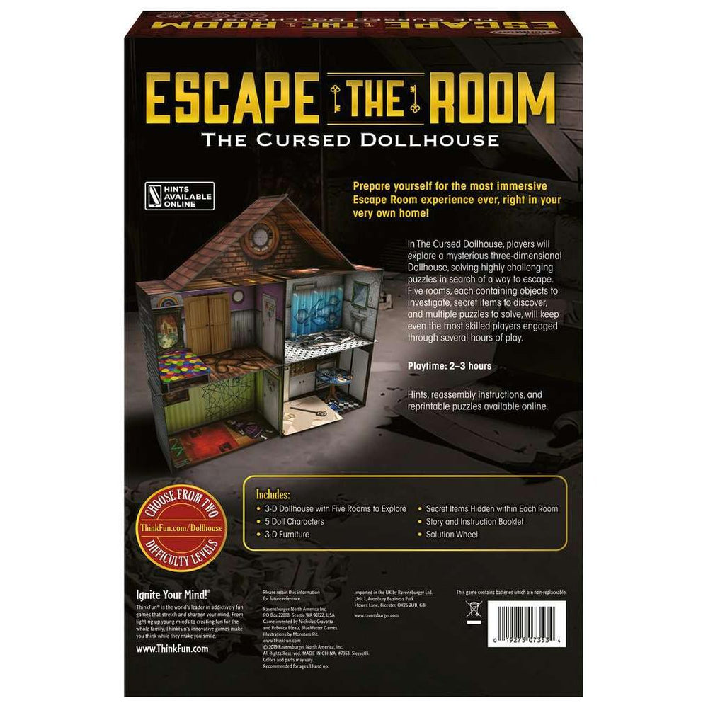 The Cursed Dollhouse - Escape the Room Game - Ravensburger (ONLINE ORDER ONLY)