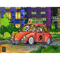The Dead's Drivers Ed by Andrew Maynard 1000 Piece Jigsaw Puzzle Bridgetown