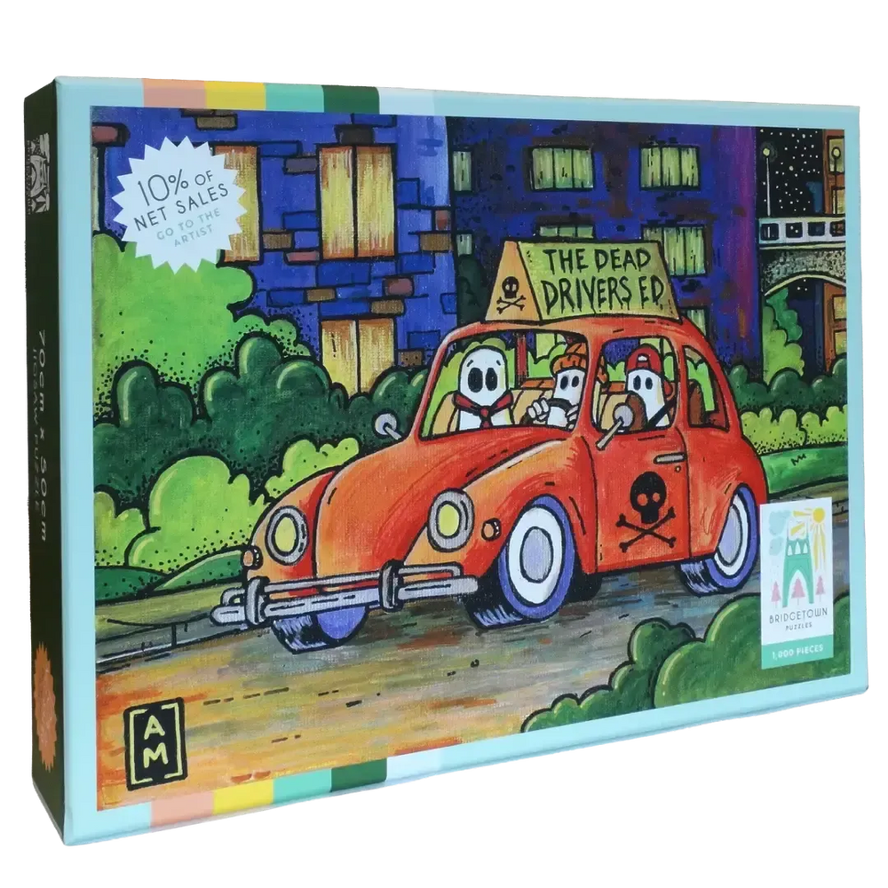 The Dead's Drivers Ed by Andrew Maynard 1000 Piece Jigsaw Puzzle Bridgetown