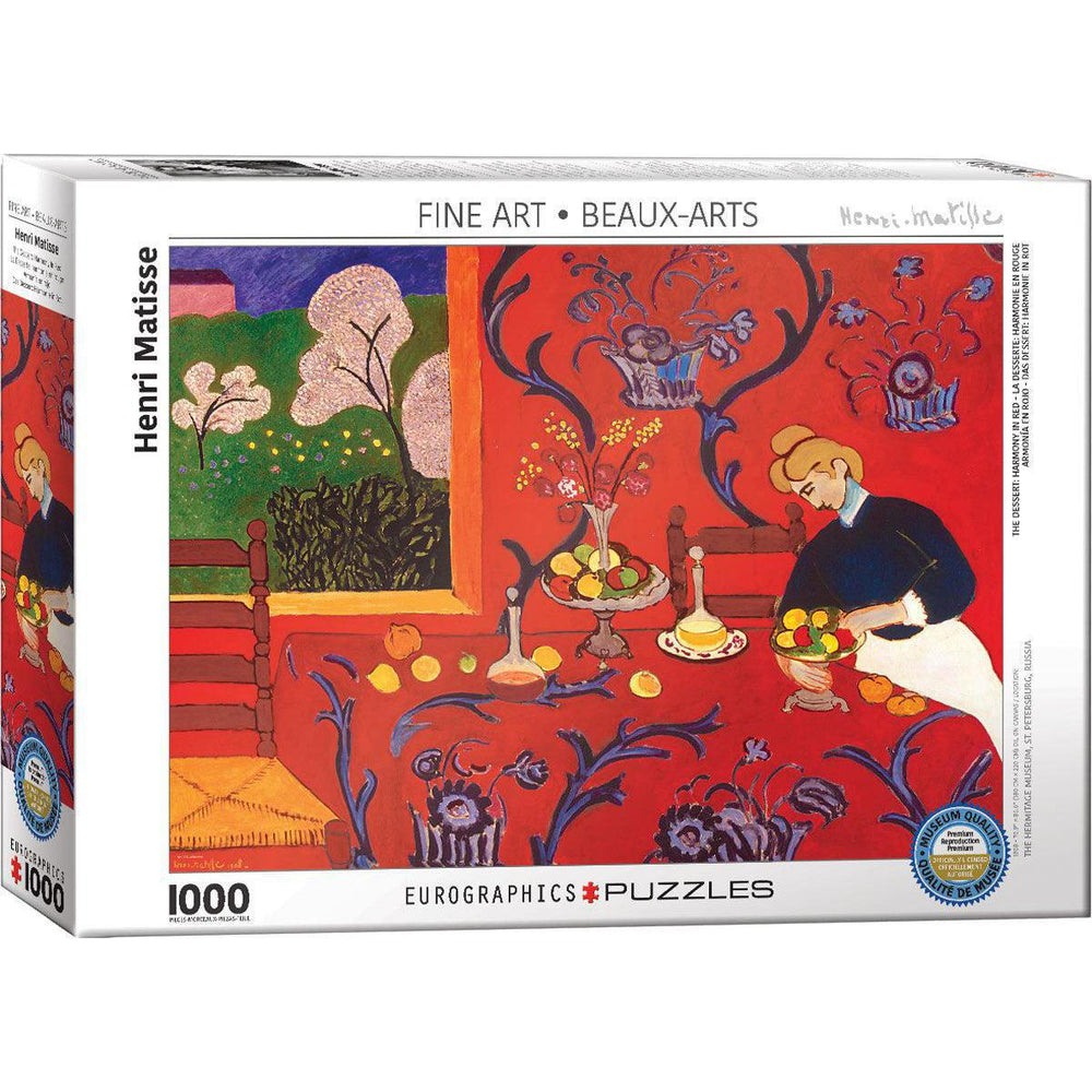 The Dessert: Harmony in Red 1000 Piece Jigsaw Puzzle Eurographics (ONLINE ORDER ONLY)