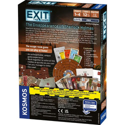 The Disappearance of Sherlock Holmes - Exit the Escape Room Game - Kosmos (ONLINE ORDER ONLY)