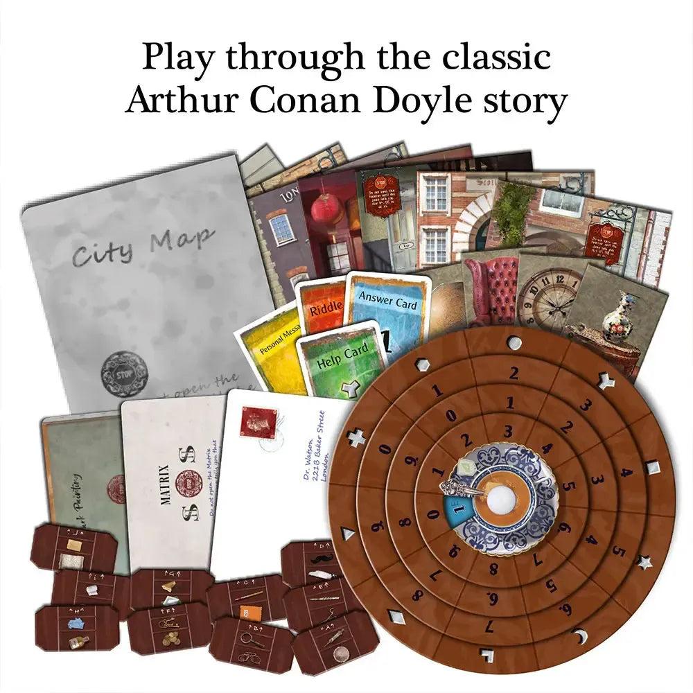 The Disappearance of Sherlock Holmes - Exit the Escape Room Game - Kosmos (ONLINE ORDER ONLY)