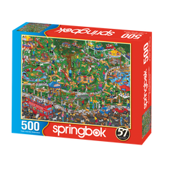 The Dog Park 500 Piece Jigsaw Puzzle Springbok