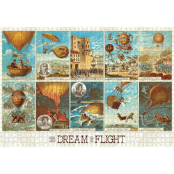 The Dream of Flight: Early Ballooning 1000 Piece Jigsaw Puzzle Pomegranate