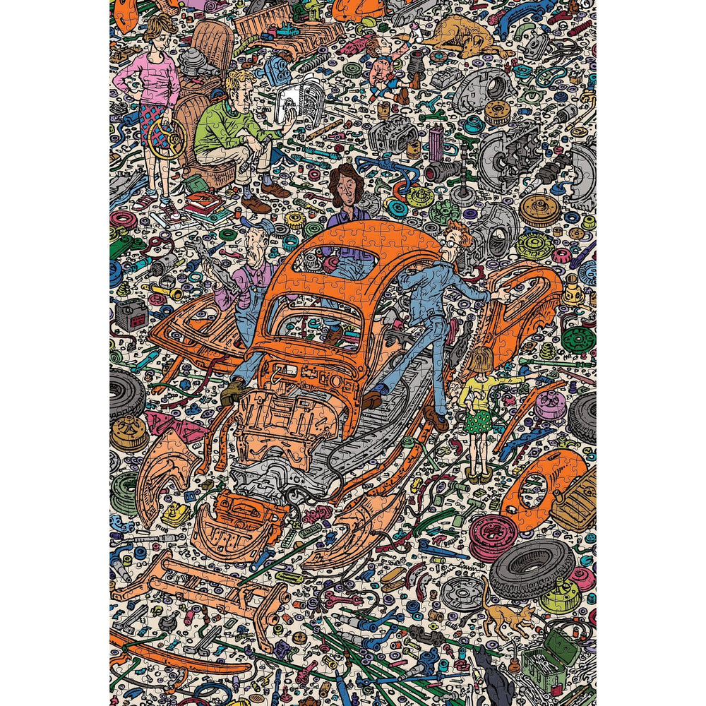 The Exploded Beetle 1000 Piece Jigsaw Puzzle Pomegranate (ONLINE ORDER ONLY)
