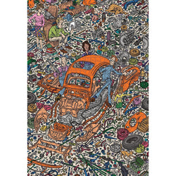 The Exploded Beetle 1000 Piece Jigsaw Puzzle Pomegranate (ONLINE ORDER ONLY)