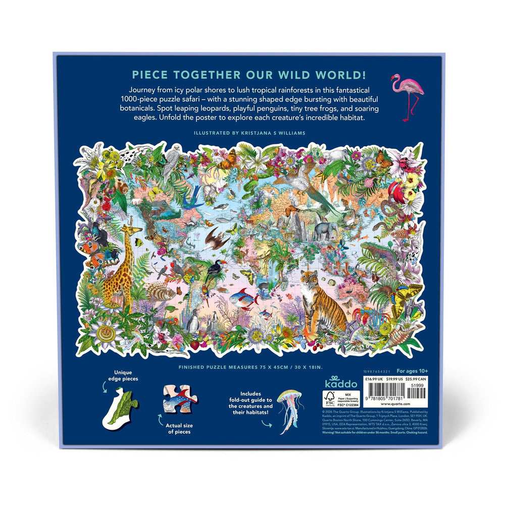 The Fantastical Safari 1000 Piece Jigsaw Puzzle Kadoo