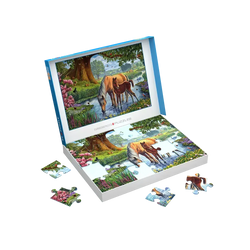 The Fell Ponies 24 Connecting Pieces Jigsaw Puzzle Eurographics (ONLINE ORDER ONLY)