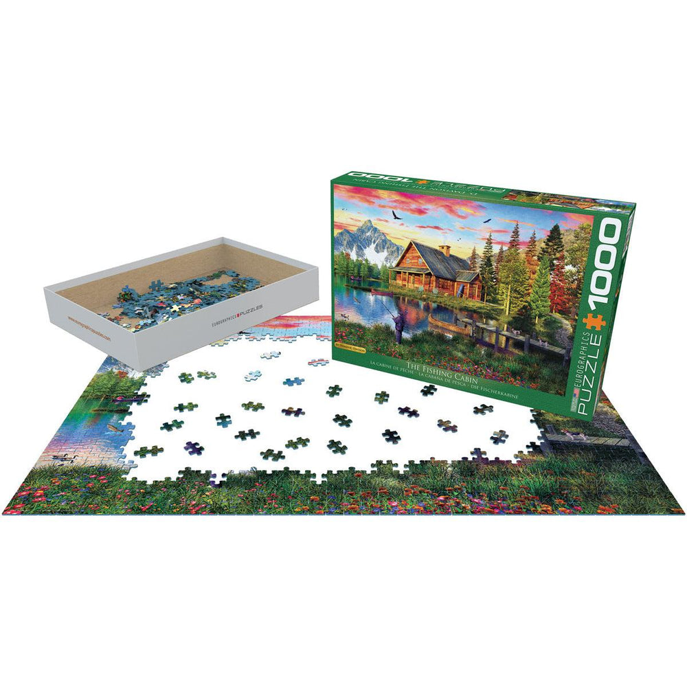 The Fishing Cabin 1000 Piece Jigsaw Puzzle Eurographics