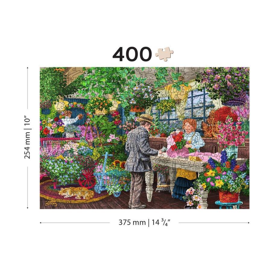 The Florist 400 Piece Wood Jigsaw Puzzle Wooden City (ONLINE ORDER ONLY)