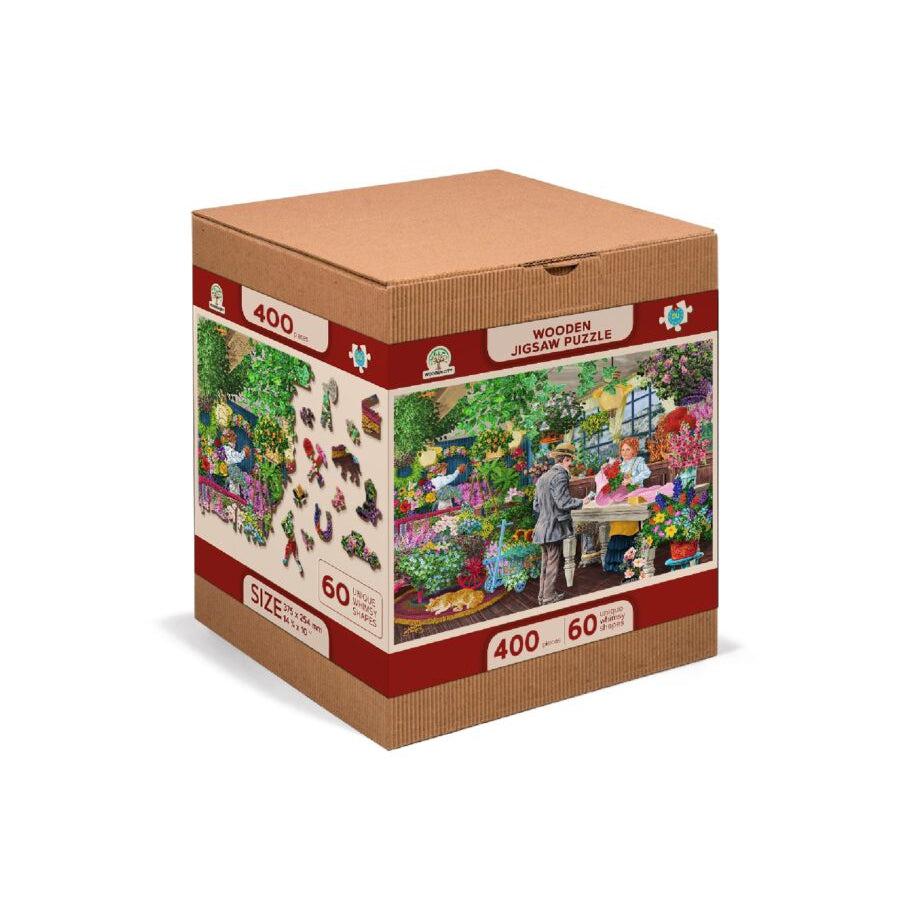 The Florist 400 Piece Wood Jigsaw Puzzle Wooden City (ONLINE ORDER ONLY)
