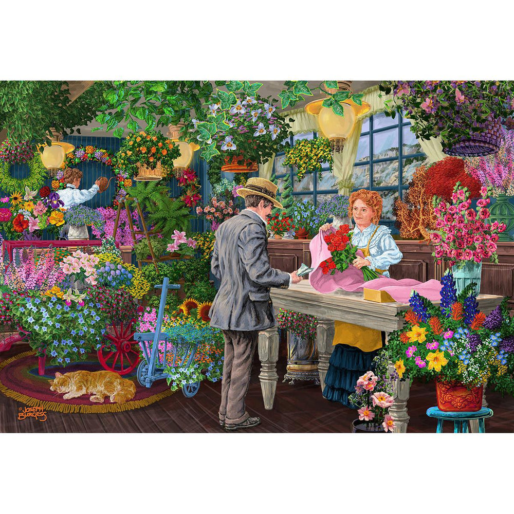 The Florist's 200 Piece Wood Jigsaw Puzzle Wooden City (ONLINE ORDER ONLY)